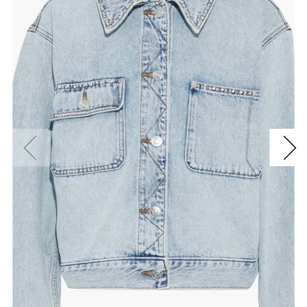 Current/Elliott Light Wash Denim Jacket